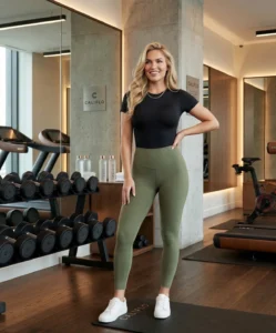 Blonde_model_wearing_black_califlo_snatched_activewear_t-shirt_bodysuit