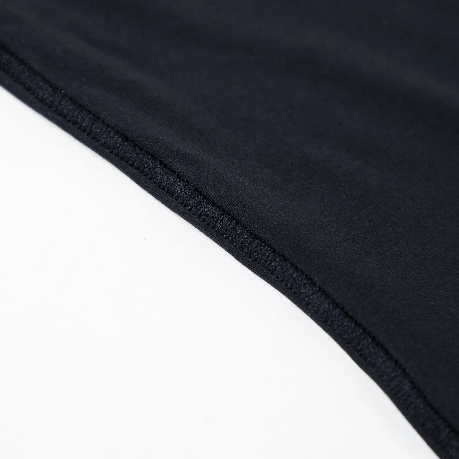 CALIFLO Thunder Soft T-shirt Crew Neck Bodysuit black fabric close up 4 Light Compression Thunder Soft T-Shirt Bodysuit Thong