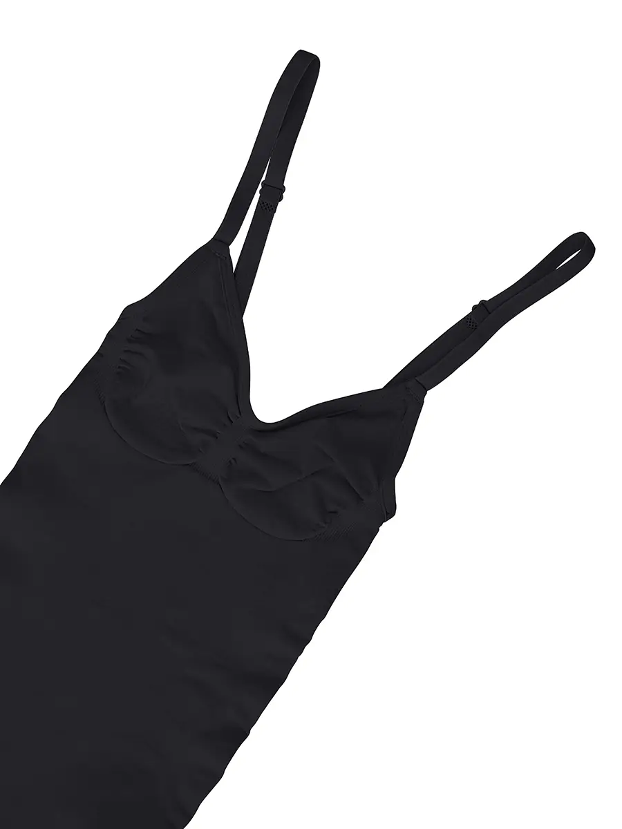 CALIFLO Seamless high compression bodysuit built-in bra