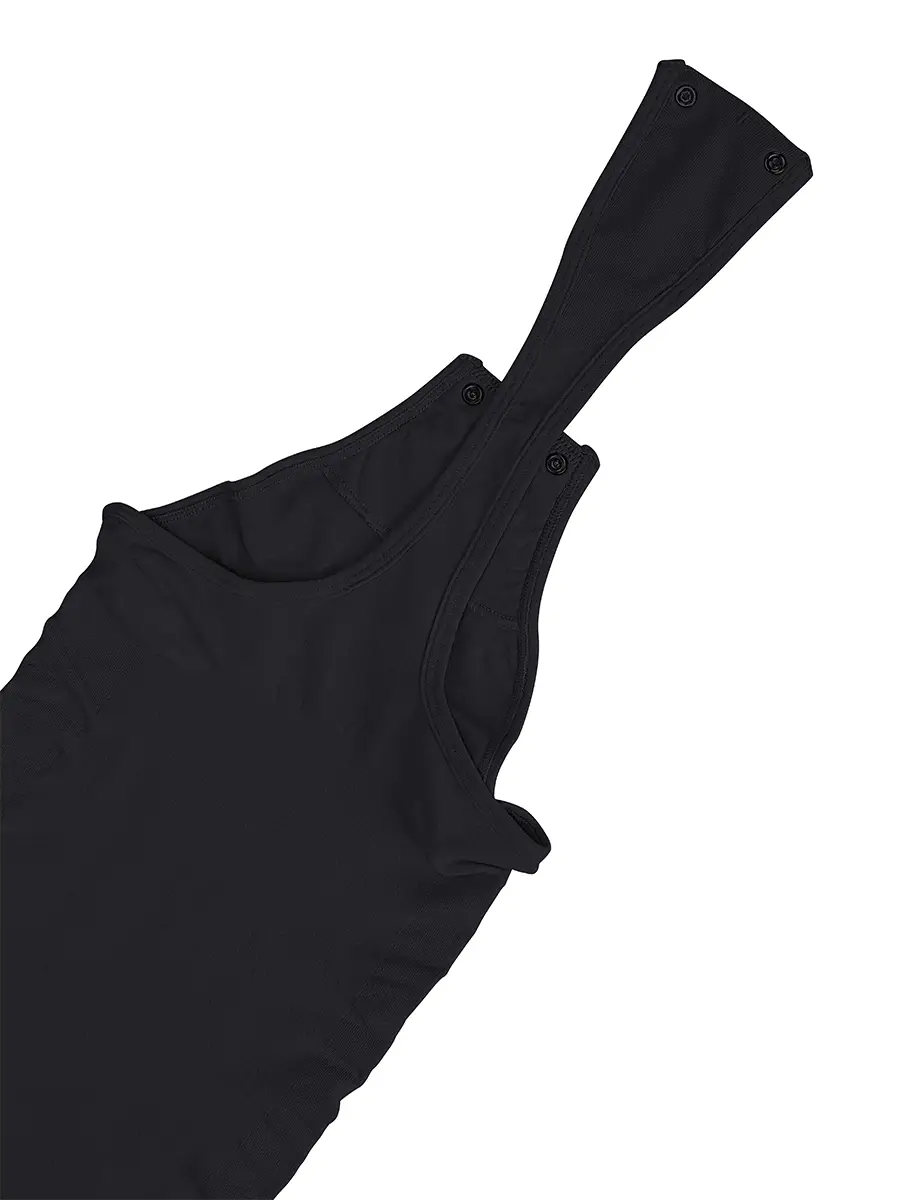 CALIFLO Seamless high compression bodysuit snap closure system