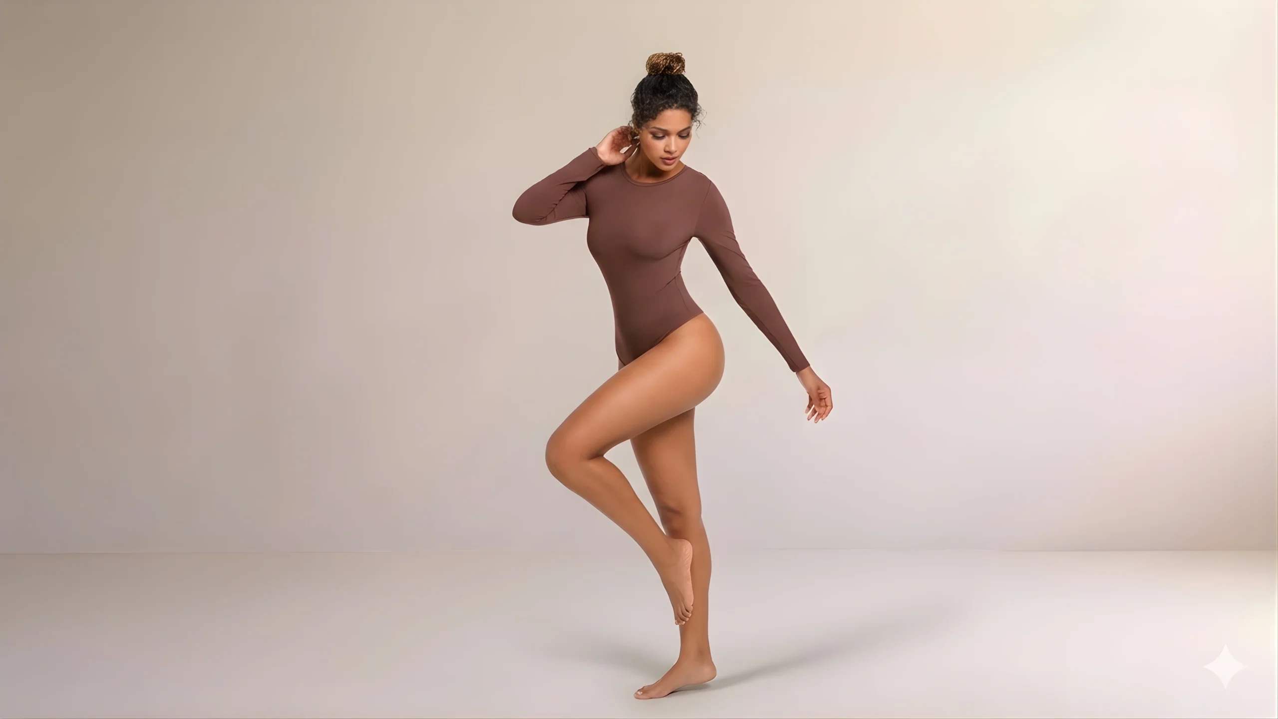 CALIFLO Thunder Soft everyday bodysuit in buttery-soft fabric with light compression for all-day comfort and smoothing.